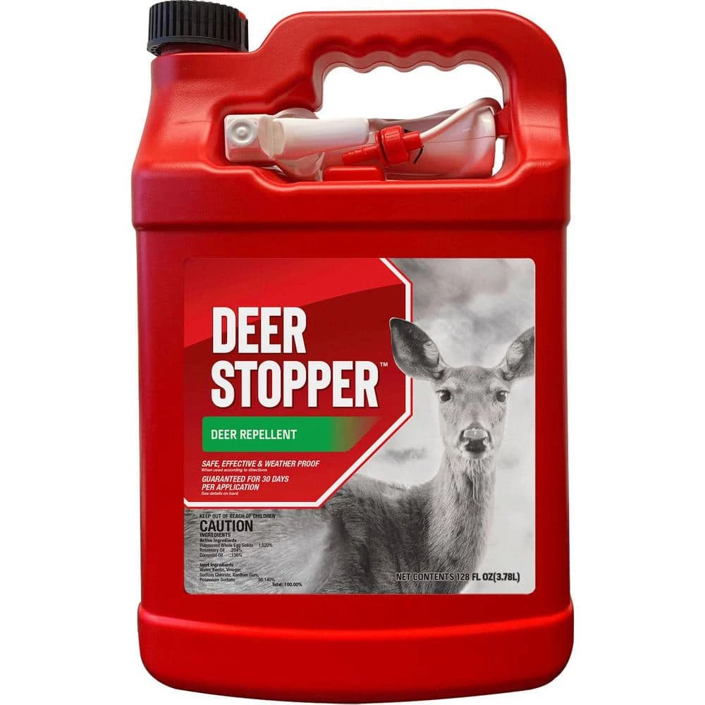 ANIMAL STOPPERS Deer Stopper Animal Repellent, Gallon Ready-to-Use with Nested Sprayer