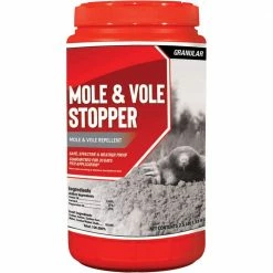ANIMAL STOPPERS Mole and Vole Stopper Animal Repellent, 2.5# Ready-to-Use Granular ShakerJug