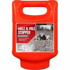 ANIMAL STOPPERS Mole and Vole Stopper Animal Repellent, 5# Ready-to-Use Granular ShakerJug