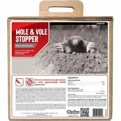 ANIMAL STOPPERS Mole and Vole Stopper Animal Repellent, 40# Ready-to-Use Granular Bulk
