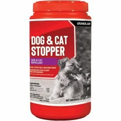 ANIMAL STOPPERS Dog and Cat Stopper Animal Repellent, 2.5# Ready-to-Use Granular ShakerJug