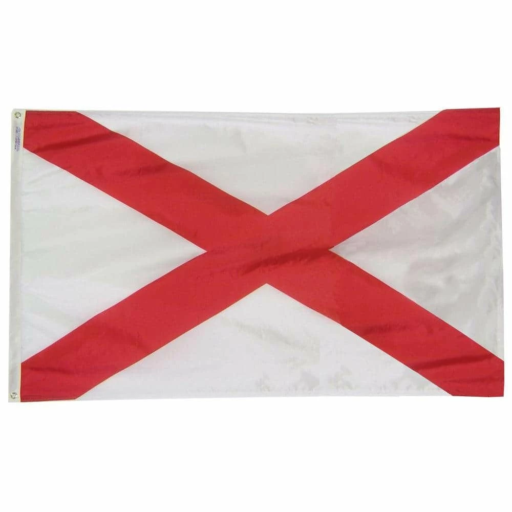 Annin Flagmakers 2 ft. x 3 ft. Nylon Alabama State Flag