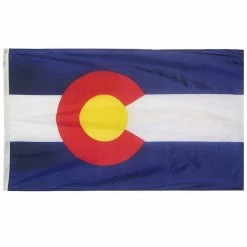 Annin Flagmakers 2 ft. x 3 ft. Nylon Colorado State Flag