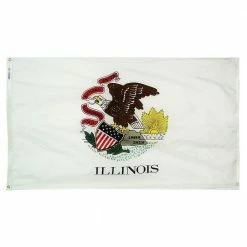 Annin Flagmakers 2 ft. x 3 ft. Nylon Illinois State Flag