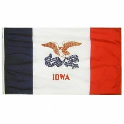 Annin Flagmakers 2 ft. x 3 ft. Nylon Iowa State Flag