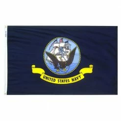 Annin Flagmakers 2 ft. x 3 ft. Nylon U.S. Navy Armed Forces Flag