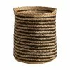 Nearly Natural 13.5 in. Natural Handmade Jute Basket Planter