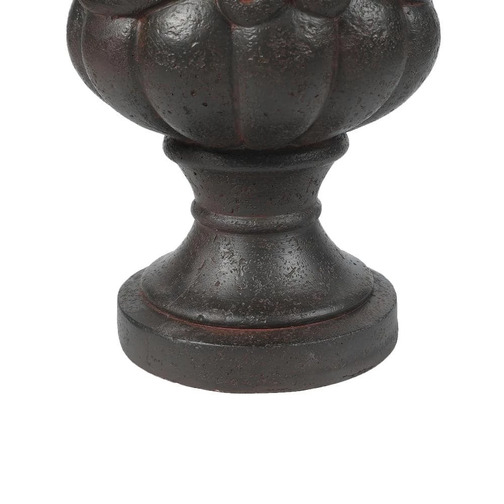 Luxen Home 18 in. H Dark Chocolate Brown Urn MGO Planter - Image 5