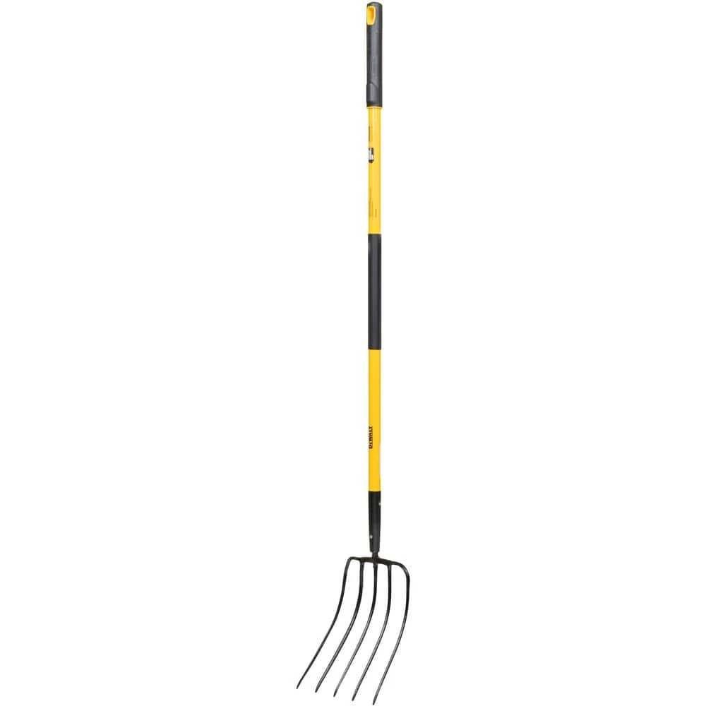 DEWALT 52 in. Fiberglass Handle 5-Tine Garden Fork - Image 4