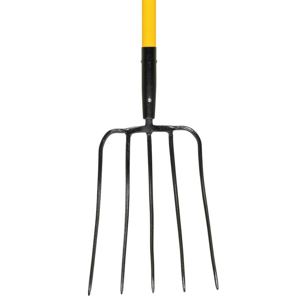DEWALT 52 in. Fiberglass Handle 5-Tine Garden Fork - Image 5