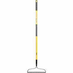 DEWALT 60 in. Fiberglass Handle 16-Tine Bow Rake