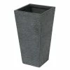Luxen Home Gray MgO Composite Decorative Pot