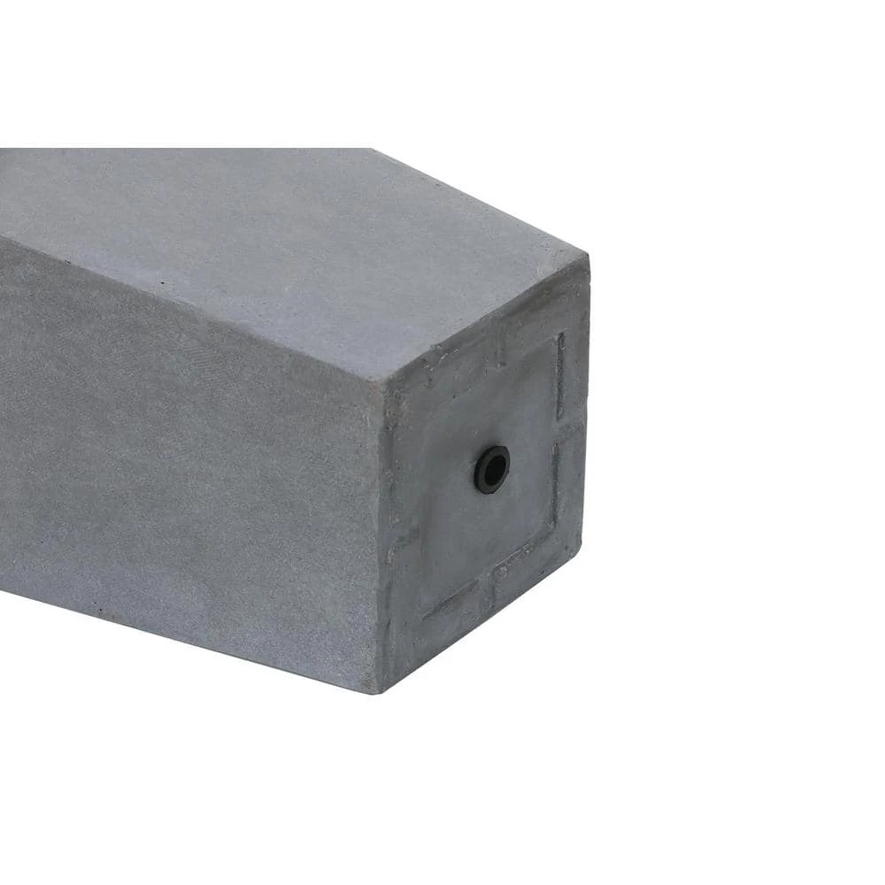 Luxen Home 24.2 in. H Light Gray MgO Composite Decorative Pot - Image 2