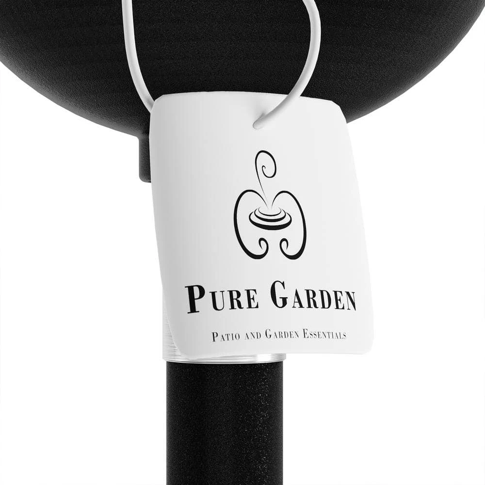Pure Garden 45 in. Adjustable Height Metal Torch Lamp - Image 6