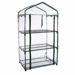 Pure Garden 27.5 in. x 19 in. x 50 in. 3 Tier Greenhouse