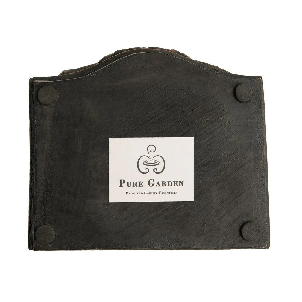 Pure Garden 8.5 in. Indoor Classic Lion Head Waterfall Tabletop Water Fountain - Image 4