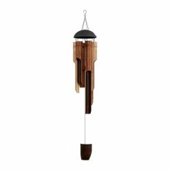 Pure Garden 38 in. Handcrafted and Tuned Bamboo Wind Chime