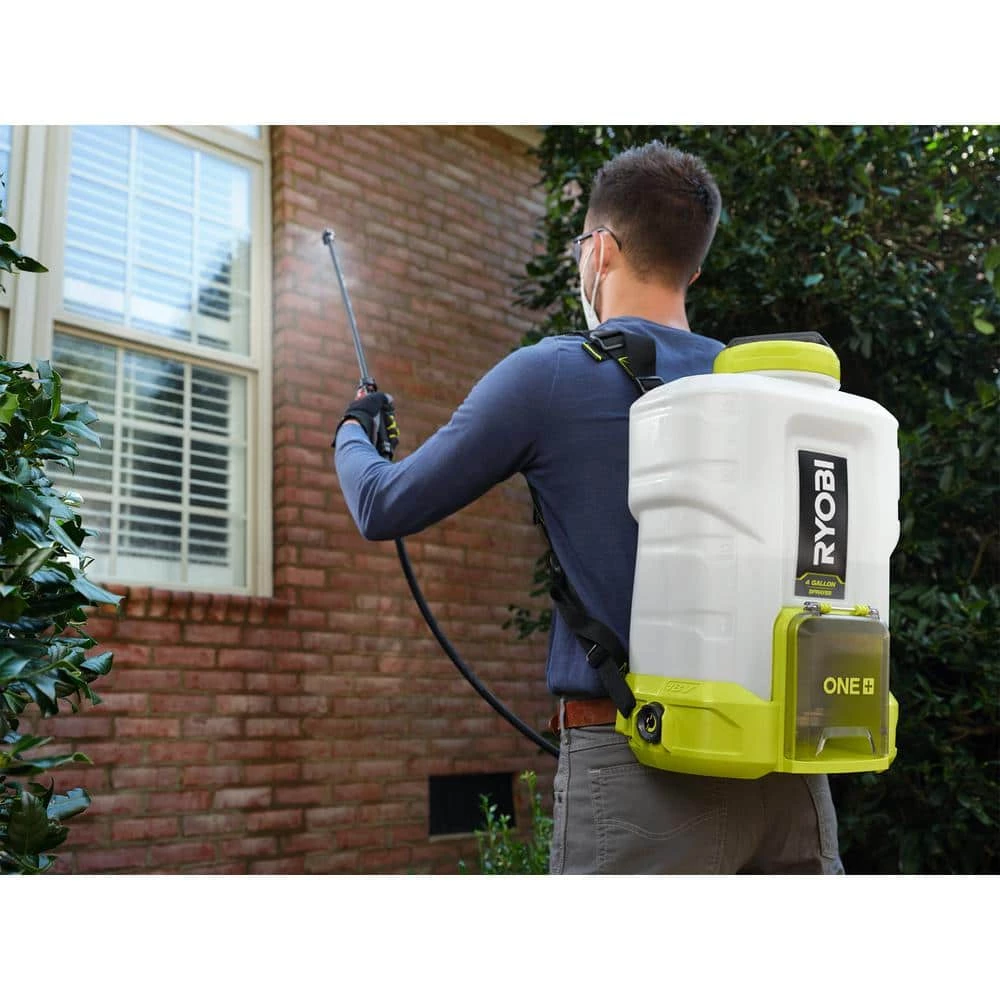RYOBI ONE+ 18V Cordless Battery 4 Gal. Backpack Chemical Sprayer with 2.0 Ah Battery and Charger - Image 5