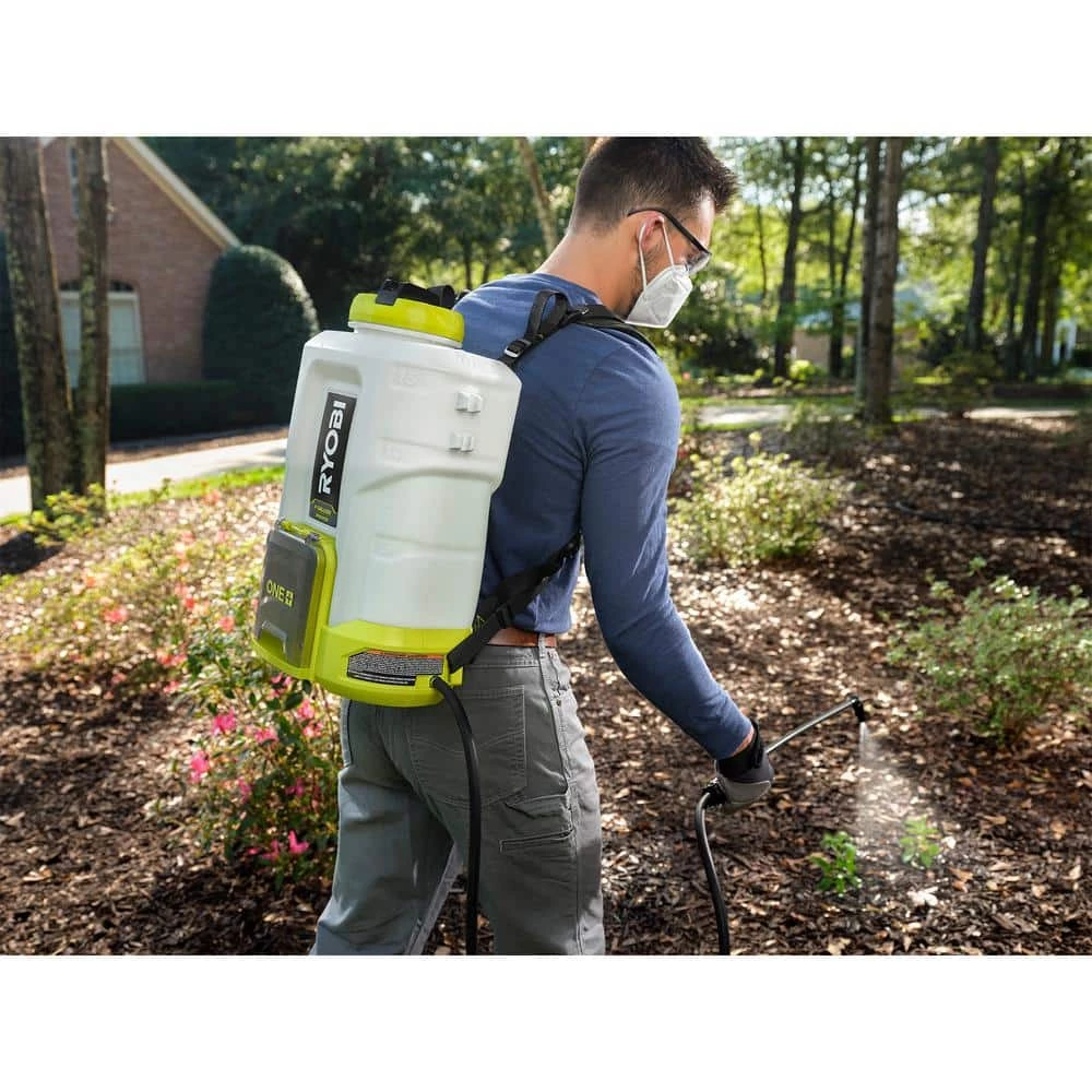 RYOBI ONE+ 18V Cordless Battery 4 Gal. Backpack Chemical Sprayer with 2.0 Ah Battery and Charger - Image 3