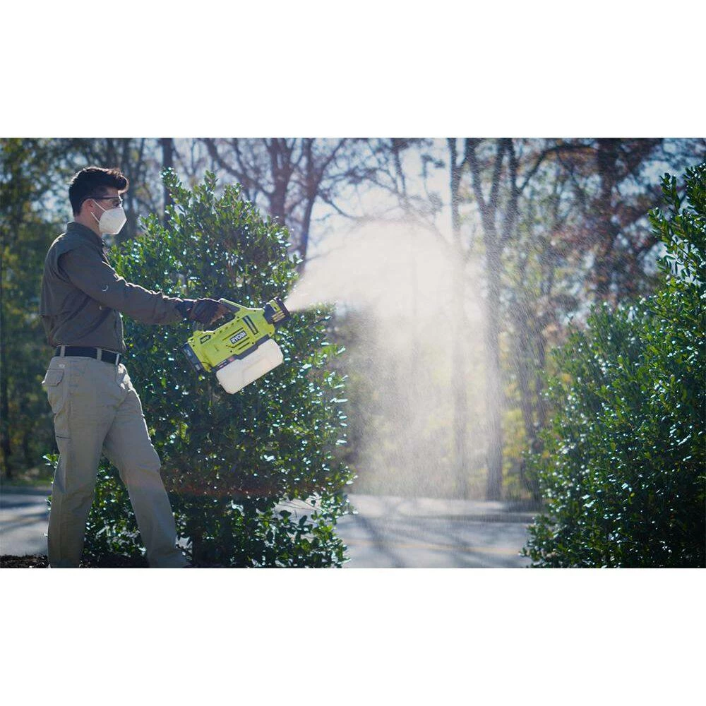 RYOBI ONE+ 18V Cordless Electrostatic 0.5 Gal. Sprayer with Extra Low/Medium/High Nozzles with 2.0 Ah Battery and Charger - Image 7