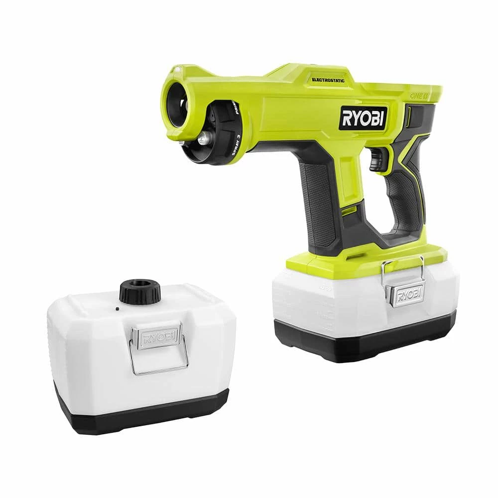 RYOBI ONE+ 18V Handheld Electrostatic Sprayer (Tool Only) with 2L Replacement Tank
