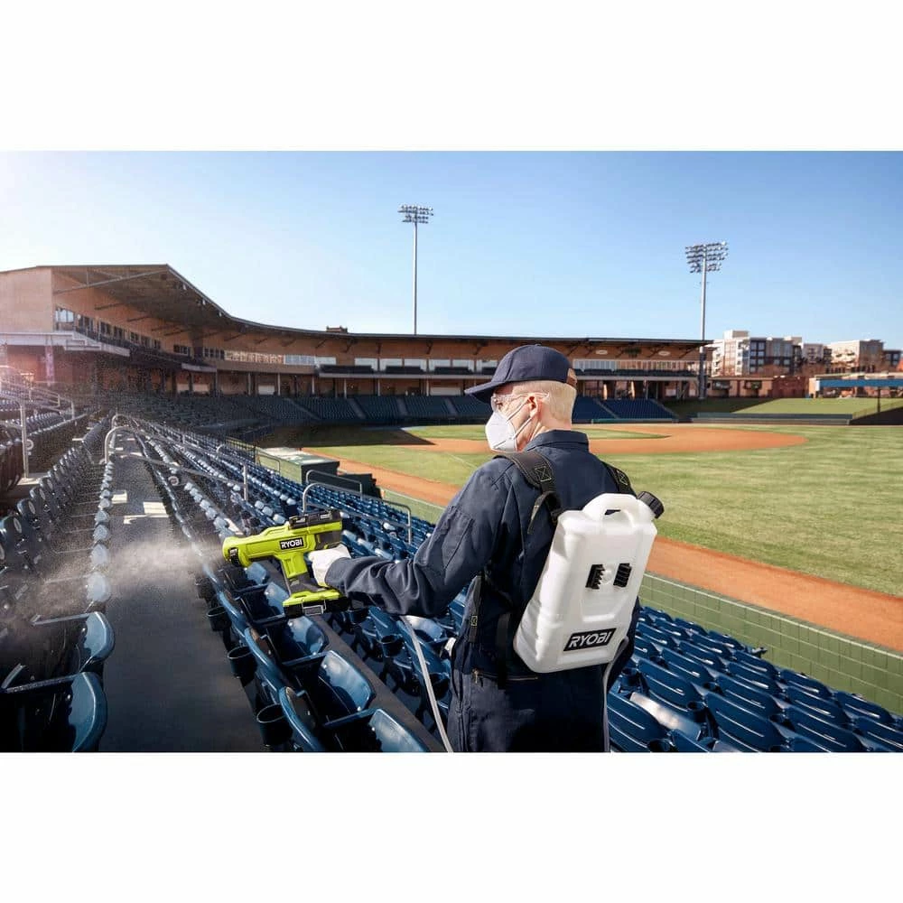 RYOBI ONE+ 18V Cordless Handheld Electrostatic Sprayer with High Performance 4.0 Ah Battery and Charger Kit - Image 10