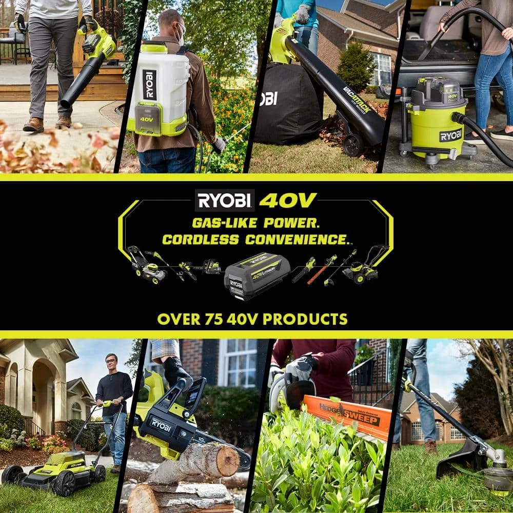 RYOBI 40V Cordless Battery 4 Gal. Backpack Chemical Sprayer with 2.0 Ah Battery and Charger - Image 10
