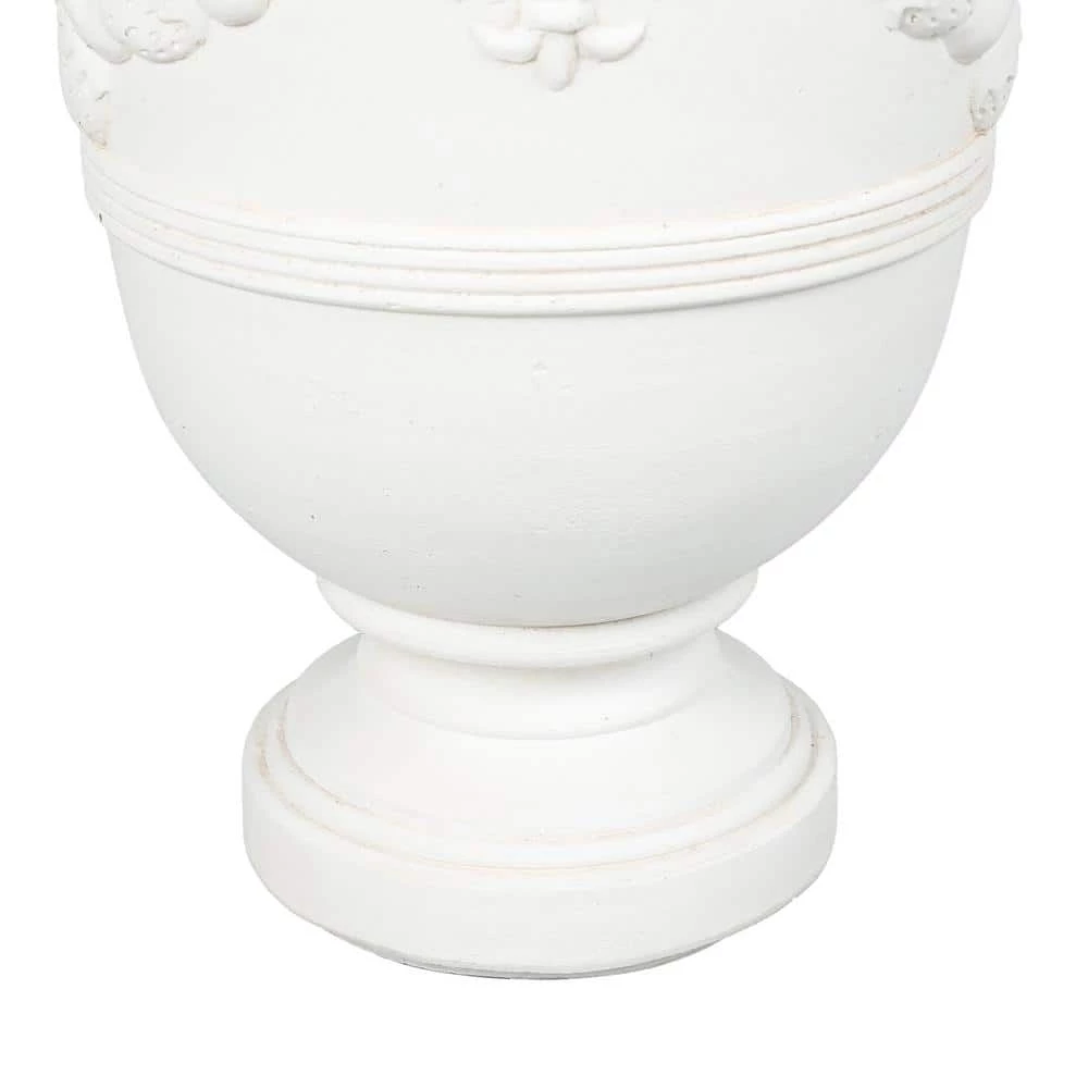 Luxen Home White MGO Finial Urn Planter - Image 5